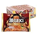 Nissin Geki Chili Infused Asian Noodles, Fiery Hot Chicken Flavor, 3.17 Ounce (Pack of 12)