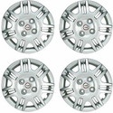 NITINMOTOR HYUNDAI SANTRO XING 13 INCH SET OF 4 SILVER WHEEL COVER CAP Wheel Cover For HYUNDAI Santro Xing