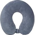 Unisex U Shape Micro Fiber Neck Rest Comfortable Travel Neck Pillow for Men, Women - Grey
