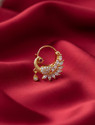 Nityaa Cubic Zirconia Gold-plated Plated Alloy Nose Ring