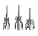NITYAECOMMERCE Water Pipe Thread Tapping and Drilling Tool 3PC Set Internal and External Integration
