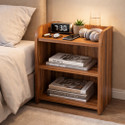 NITYAM Wooden Bed Sofa Side Table for