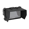 Nitze Monitor Cage Kit,with HDMI Cable Clamp and LS5-B2 Sunhood Built-in Multiple 1/4" Threaded Holes,for SLR Camera Monitor,Compatible with Feelworld F6 PLUSX / F6 Plus / F5 PRO / F5 Prox