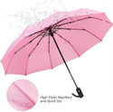 Niubee Mini Pocket Women Umbrella Rain Sun Umbrella Girls Portable Folding Umbrella Umbrella (Pink, Grey, Black)