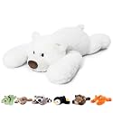 Niuniu Daddy Polar Bear Weighted Stuffed Animals, Plush Pillow for Kids