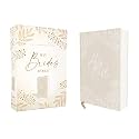NIV, Bride's Bible, Cloth over Board, Cream, Red Letter, Comfort Print