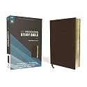 NIV, Foundation Study Bible, Leathersoft, Brown, Red Letter
