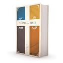 NIV, KJV, NASB, Amplified, Parallel Bible, Hardcover: Four Bible Versions Together for Study and Comparison
