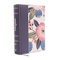 NIV, The Woman's Study Bible, Cloth over Board, Blue Floral, Full-Color, Red Letter: Receiving God's Truth for Balance, Hope, and Transformation
