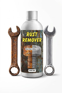 nivansik rust remover spray fast acting rust cleaner for metal iron  steel 100ml rust removal solution with trigger spray