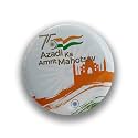Nivara's | 75th Azadi Ka Amrit Mahotsav | Har Ghar Tiranga Badges | India 75th Independence Badges | India Independence Badges (Pack of 25, Tricolor)