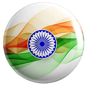 nivara39s  india flag badges  national flag badges  india republic day badges  tricolor badges  pin button badges  independence day batches pack of 1 design 2