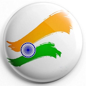 nivara39s  india flag badges  national flag badges  independence day badges  india republic day badges  tricolor badges  pin button badges pack of 25 design 4