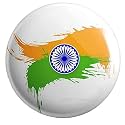 Nivara's | India Flag Badges | National Flag Badges | India Republic Day Badges | Tricolor Badges | Pin Button Badges | Independence Day Batches (Pack of 100, Design 6)