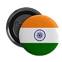 Nivara's | India Flag Badges | National Flag Badges | India Republic Day Badges | Tricolor Badges | Pin Button Badges | Independence Day Batches (Pack of 5, Design 3)