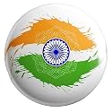 Nivara's | India Flag Badges | National Flag Badges | Independence Day Badges | India Republic Day Badges | Tricolor Badges | Pin Button Badges (Pack of 5, Design 1)