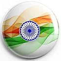 Nivara's | India Flag Badges | National Flag Badges | India Republic Day Badges | Tricolor Badges | Pin Button Badges | Independence Day Batches (Pack of 100, Design 2)