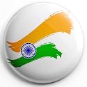 Nivara's | India Flag Badges | National Flag Badges | India Republic Day Badges | Tricolor Badges | Pin Button Badges | Independence Day Batches (Pack of 100, Design 4)