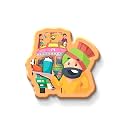 NIVARA Indian State Theme Souvenir Wooden Fridge Magnet for Refrigerator-Set of 1, Multicolor