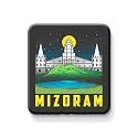 NIVARA Indian State Theme Souvenir Wooden Fridge Magnet for Refrigerator-Set of 1, Multicolor