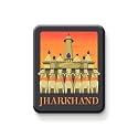 NIVARA Indian State Theme Souvenir Wooden Fridge Magnet for Refrigerator-Set of 1, Multicolor