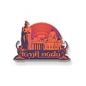 NIVARA Indian State Theme Souvenir Wooden Fridge Magnet for Refrigerator-Set of 1, Multicolor
