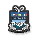 NIVARA Indian State Theme Souvenir Wooden Fridge Magnet for Refrigerator-Set of 1, Multicolor