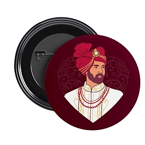 nivara ladke wale  team groom barati  groom39s squad glossy finished  props wedding badges for groom family  58mm  round pin badges  batches for reception party wedding and events