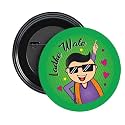 NIVARA LADKE WALE | TEAM GROOM BARATI | GROOM'S SQUAD Glossy Finished | Props Wedding Badges for Groom Family | 58MM | ROUND PIN BADGES | Batches for Reception Party, Wedding and Events