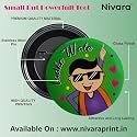 NIVARA LADKE WALE Wedding Badges | TEAM GROOM BARATI | GROOM'S SQUAD Glossy Finished Props Wedding Badges for Groom Family | 58MM | Round Pin Badges | Batches for Reception Party, Wedding &amp; Events