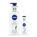 Nivea Aloe Hydration Body Lotion, 48H Refreshing Moisturization, for All Skin types, Home &amp; Travel kit 400ml + 120ml