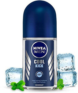 nivea cool kick deodorant roll on for unisex 50ml deodorant roll-on - for men  women 50 ml