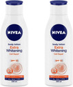 NIVEA Extra Whitening Cell Repair Body Lotion 200 ml (Pack of 2) #13 (400 ml)