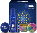NIVEA Combo, Gift for Women, Body Lotion, Lip & Face Moisturizer Cream, Scented Candle (4 Items in the set)