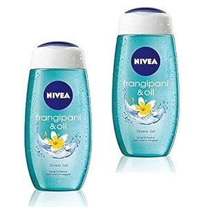 nivea frangipani and oil shower gel - 250ml pack of 2
