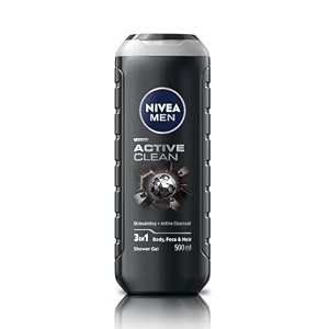 nivea men active clean shower gel500 ml pack of 1