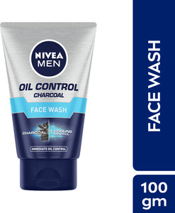 nivea men oil control with charcoal green tea immediate oil control for all skin type face wash