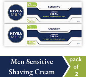 NIVEA Men Sensitive Shaving Cream Pack of