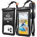 Niveaya IP68 Floating Waterproof Phone Pouch, 2 Pack Up to 8.5"