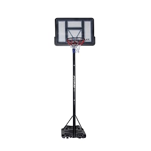 nivia 1313 steel beast portable basketball set with acrylic board 110 x 75cm black