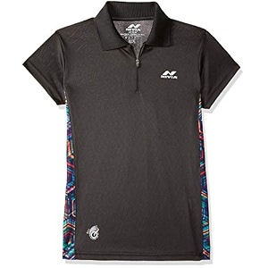 nivia 2374xs3 city polo polyester training t-shirt x-small grey