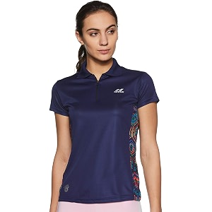 nivia training t-shirt nav y s