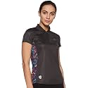 Nivia City Polo Women's T-Shirt (SB-3, Dark Grey, S)