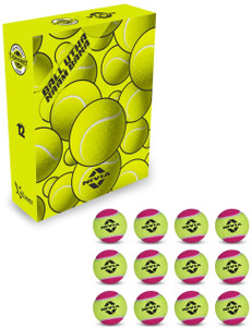 nivia cricket tennis ball heavy weight pack of 12 balls cricket tennis ball standard pack of 12 multicolor