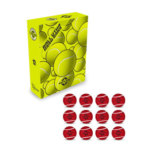 nivia cricket tennis ball heavy weight pack of 12 balls cricket tennis ball