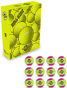 NIVIA Cricket Tennis Ball Heavy Weight (Pack of 12 Balls) Cricket Tennis Ball (Standard, Pack of 12, Multicolor)