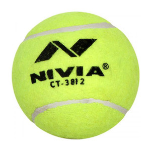 NIVIA Cricket Tennis Ball - Heavy Yellow