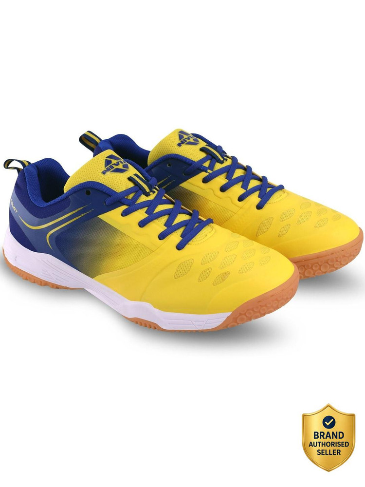 NIVIA Homme HY-Court 2.0 Badminton Shoe,Yellow,06, Small/Medium NIVIA Homme HY-Court 2.0 Badminton Shoe,Yellow,06, Small/Medium