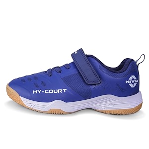 nivia hy-court 21 kids badminton shoes  ideal for badminton and active sports  fueling young athletes with comfort and excitement  court shoes