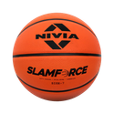 NIVIA Slamforce, 8 Panels, Rubber Moulded, Made for Beginners, Ideal for all surfaces Basketball - Size: 7